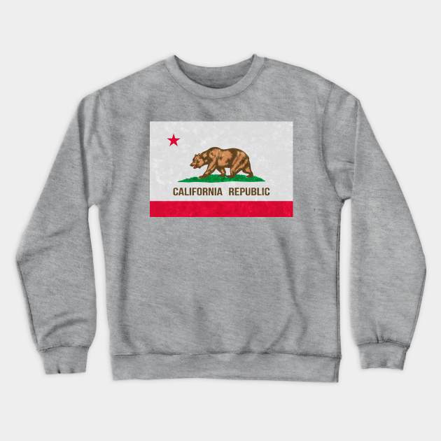 Flag of California Crewneck Sweatshirt by Enzwell